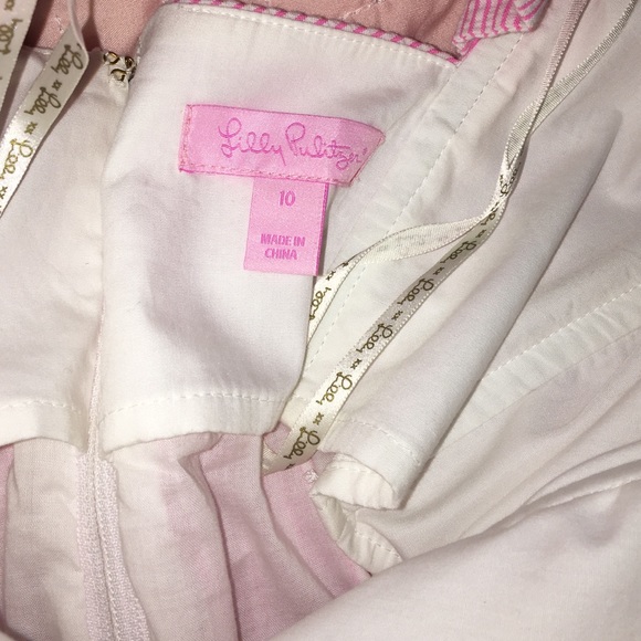 Lily Pulitzer Size 10 Pink & White dress - Picture 7 of 7